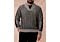 Inserch Men's Shawl Collar Cable Knit Sweater SW005 Black
