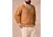 Inserch Men's Shawl Collar Cable Knit Sweater SW005 Gold