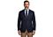 Prontomoda Europa Navy Plaid Modern Fit Wool Sport Coat J493012003