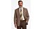 Prontomoda Europa Light Brown Solid Modern Fit Wool Sport Coat J493112021