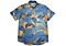 Lavane Men's Hawaiian Print Short Sleeve Sport Shirt 2518 Tan