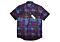 Lavane Men's Short Sleeve Print Sport Shirt 2228 Purple