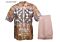 Prestige Original Men's Linen Walking Suit 2 Piece Shirt & Pants Set LUX-560 CD Khaki