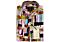 Cigar Couture Signature Men's Mosaic Print Long Sleeve Sport Shirt M-1564 Lavender