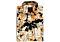 Cigar Couture Signature Men's Abstract Print Long Sleeve Sport Shirt M-1566 Orange