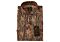 Cigar Couture Signature Men's Dot Print Long Sleeve Sport Shirt M-1608 Mocha