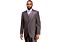 Vitali Charcoal Sharkskin Modern Fit Vested Suit M3090-NP