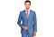 Mantoni Sky Blue Solid Modern Fit Wool Suit M40901-9