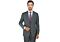 Mantoni Grey Plaid Modern Fit Wool Suit M87856-1