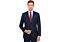 Mantoni Navy Solid Modern Fit Wool Suit M40901-2A