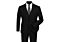 Mazari Black Modern Fit Vested Suit 1500 Paris