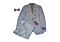 Mazari Men's Light Blue Slim Fit Tuxedo Suit w/ Matching Bow Tie Austin 9606