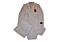 Mazari Silver Grey Striped Modern Fit Vested Suit 2364 Pett V