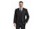 Michael Adam Charcoal Plaid Modern Fit Vested Suit 3502 Paris