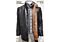 Missani Le Collezioni Men's Black Lambskin Leather Bomber Jacket 3977-28 Black