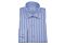Modena Blue Striped Slim Fit Dress Shirt M002TTRX