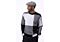 Montique Crew Neck Men's Fashion Sweater SW-101 Black/White