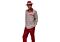 Montique Men's Walking Leisure Suit 2 Piece Set 2453 Brick