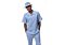 Montique Men's Walking Leisure Suit 2 Piece Set 2520 Carolina Blue