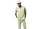 Montique Men's Walking Leisure Suit 2 Piece Set 2613 Mint