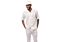 Montique Men's Walking Leisure Suit 2 Piece Set 2603 Cream