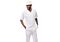 Montique Men's Walking Leisure Suit 2 Piece Set 2610 Cream