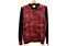  Cigar Couture Men's Polo Knit Long Sleeve Sweater Shirt P-304 Red