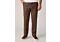 Inserch Men's Chocolate Linen Modern Fit Pants P3116