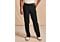 Inserch Men's Black Modern Fit Pants P3199S