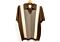  Cigar Couture Signature Men's Polo Knit Short Sleeve Sport Shirt PJ-1419 Brown