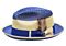 Bruno Capelo Hats PA Park Avenue Natural Braid Fedora Denim/Natural