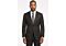 Prontomoda Europa Charcoal Pinstripe Modern Fit Wool Suit S44712N23
