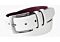 Stacy Adams Russell SA533  Men's Double Strap Dress Belt  White
