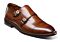 Stacy Adams Boswell 25779  Cap Toe Double Monk Strap Men's Dress Shoe  Brandy