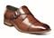 Stacy Adams Desmond 25162 Cap Toe Monk Strap Men's Dress Shoe  Cognac