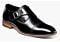 Stacy Adams Desmond 25162 Cap Toe Monk Strap Men's Dress Shoe  Black
