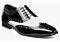 Stacy Adams Tinsley 25092 Wingtip Oxford Men's Dress Shoe  Black/White