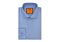 Steven Land Blue Sharkstooth Slim Fit Dress Shirt DM256