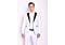 Steven Land White Solid Ultra Slim Fashion Suit Dante Tux SL77-290