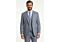 Studio Ferera Men's Blue Plaid Modern Fit Vested Suit 3252