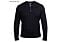 Prestige Original Cable Knit Polo Sweater SW-210 Black