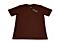 Tulliano Men's Ribbed Mock Crew Neck Tee Shirt 2210 Carla Cognac