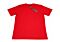 Tulliano Men's Ribbed Mock Crew Neck Tee Shirt 2210 Carla Red