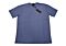 Tulliano Men's Ribbed V Neck Tee Shirt 2210 Vienna Ocean Blue