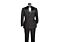 Vinci Black Tonal Diamond Modern Fit Double Breasted Tuxedo TMDB-1