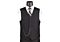Vinci Men's Modern Fit Suit Vest OV-900 Black