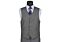 Vinci Men's Modern Fit Suit Vest OV-900 Medium Gray