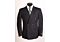 Vitali Black Striped Double Breasted Modern Fit Suit G6832