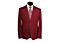 Vitali Burgundy Wool 4 Way Stretch Modern Fit Vested Suit ST01