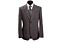 Vitali Charcoal Wool Blend Modern Fit Vested Suit M4174